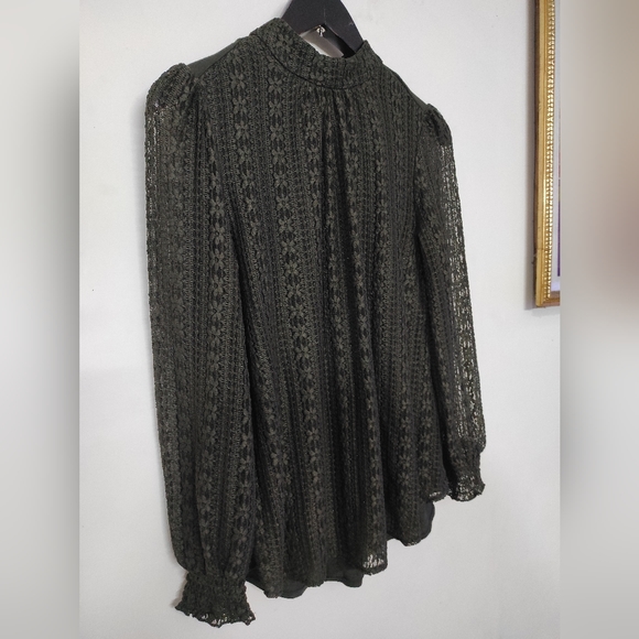 Olive Green Mesh Top 💚 - Picture 8 of 15